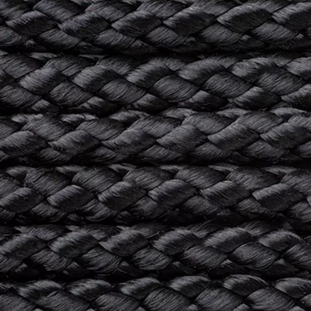 Cuerda encerada negra